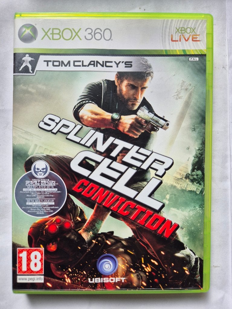 tom clancy's SPLINTER CELL conviction, Spelcomputers en Games, Gebruikt, 1 speler, Ophalen of Verzenden, Vanaf 3 jaar