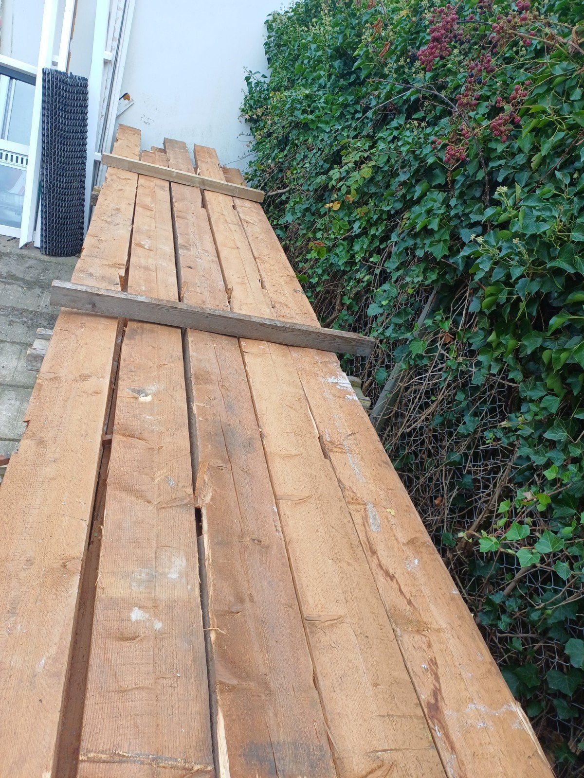 balkhout gordingen 5 meter lang, Ophalen, 250 cm of meer, Balken