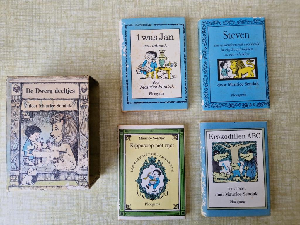 Maurice Sendak De Dwerg-deeltjes mini prentenboekjes, Ophalen of Verzenden