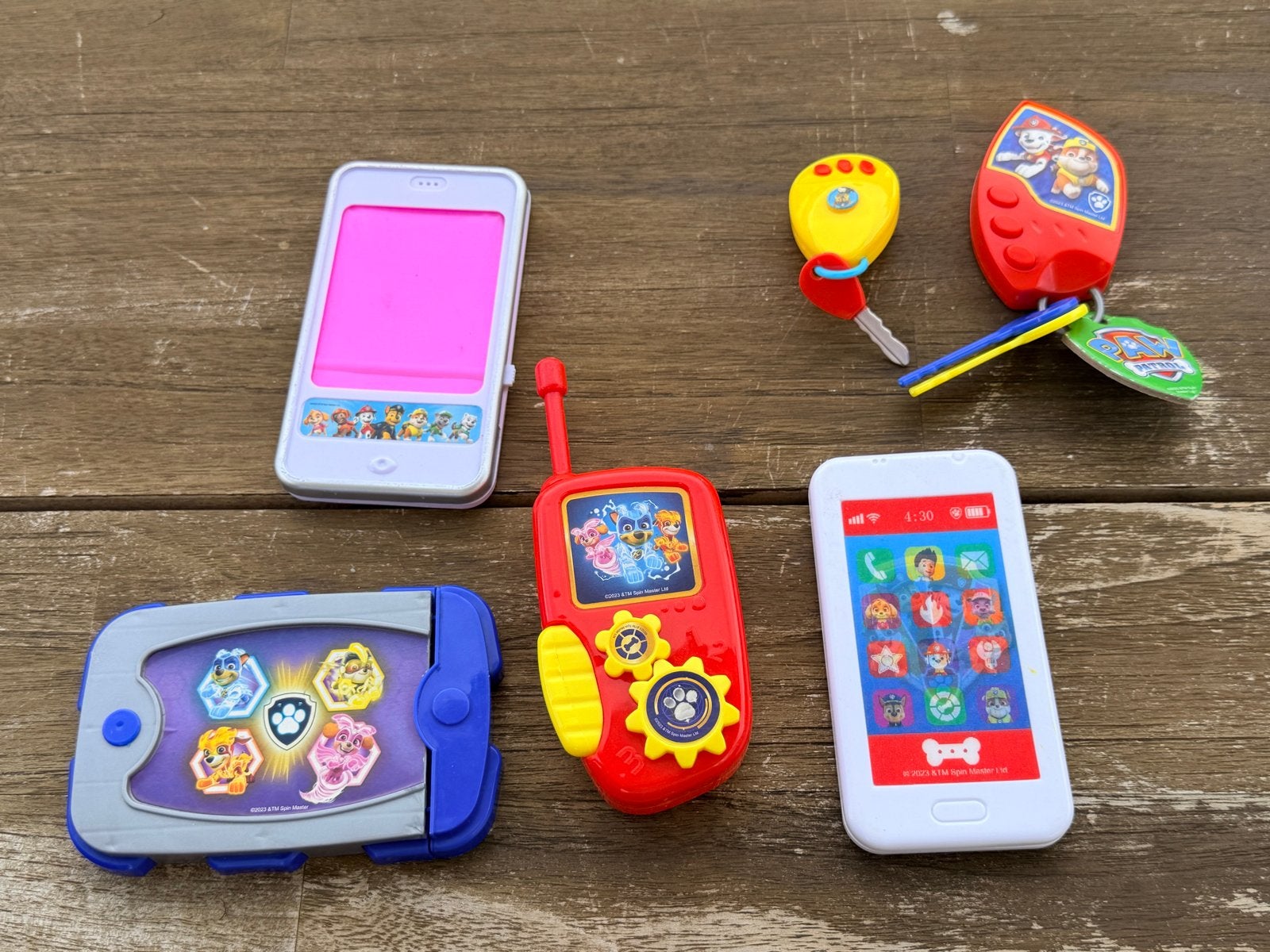 Paw Patrol speelgoed telefoons en sleutels set, Kinderen en Baby's, Speelgoed | Overig, Ophalen of Verzenden, Gebruikt, Jongen of Meisje