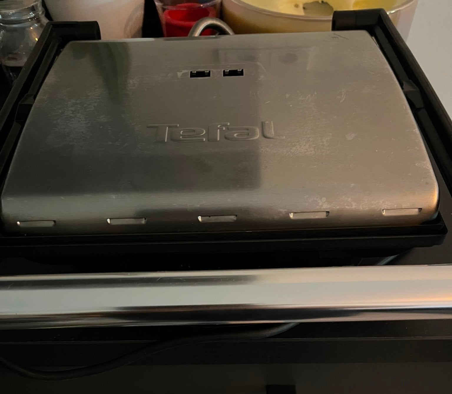 Tefal Tosti-ijzer in goede staat, Ophalen, Gebruikt