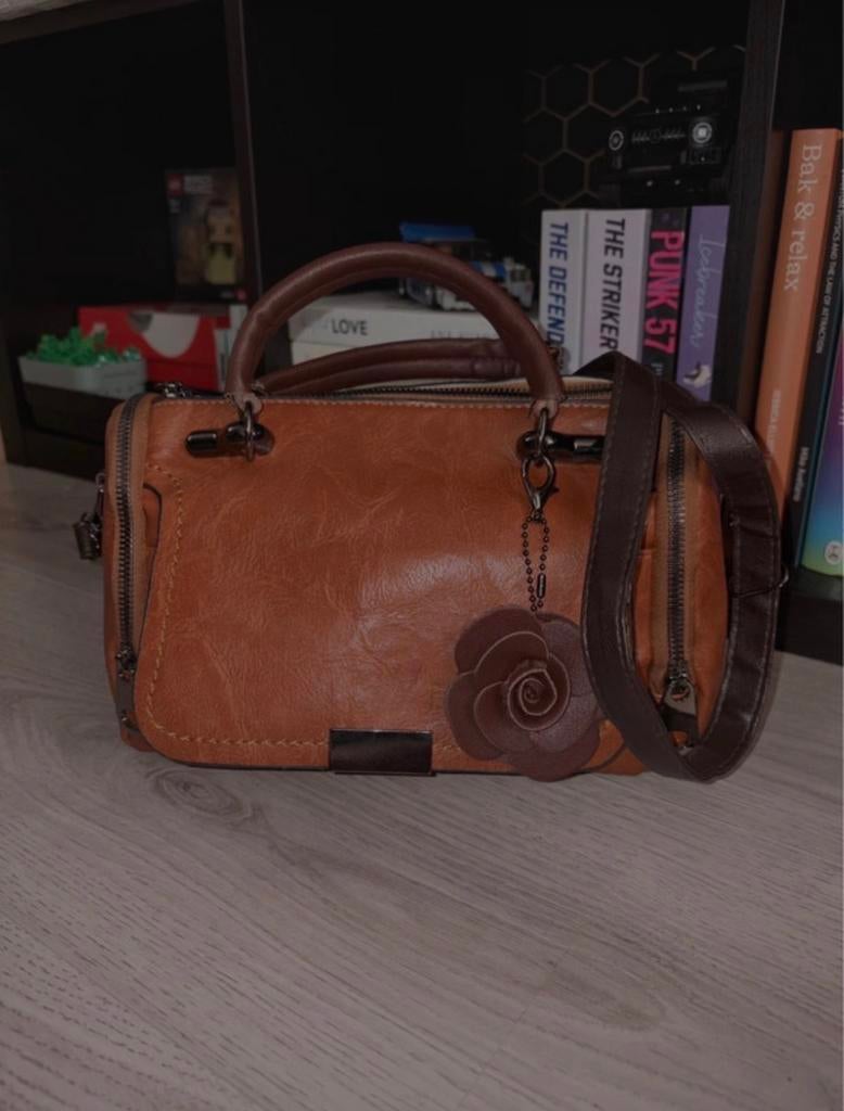Crossbody Handtas, Verzenden, Nieuw, Bruin, Handtas