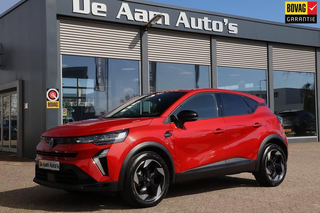 Renault Captur 1.3 Techno Automaat Camera Acc Carplay, 1272 kg, Stof, Gebruikt, Zwart