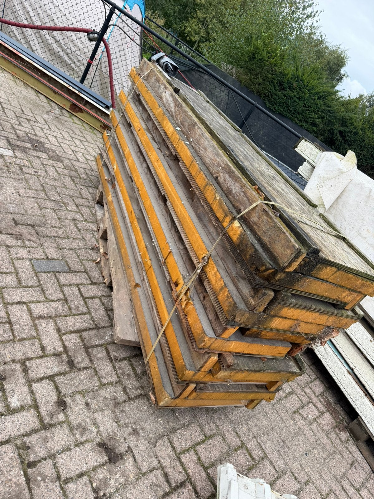 Isolatie platen met multiplex, Doe-het-zelf en Verbouw, Ophalen, Gebruikt, Multiplex, Minder dan 20 mm