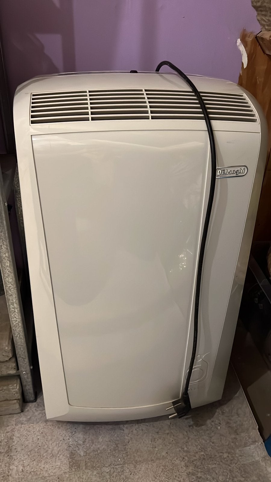 DeLonghi krachtige mobiele airco., Ophalen, 3 snelheden of meer, Zo goed als nieuw, 100 m³ of groter