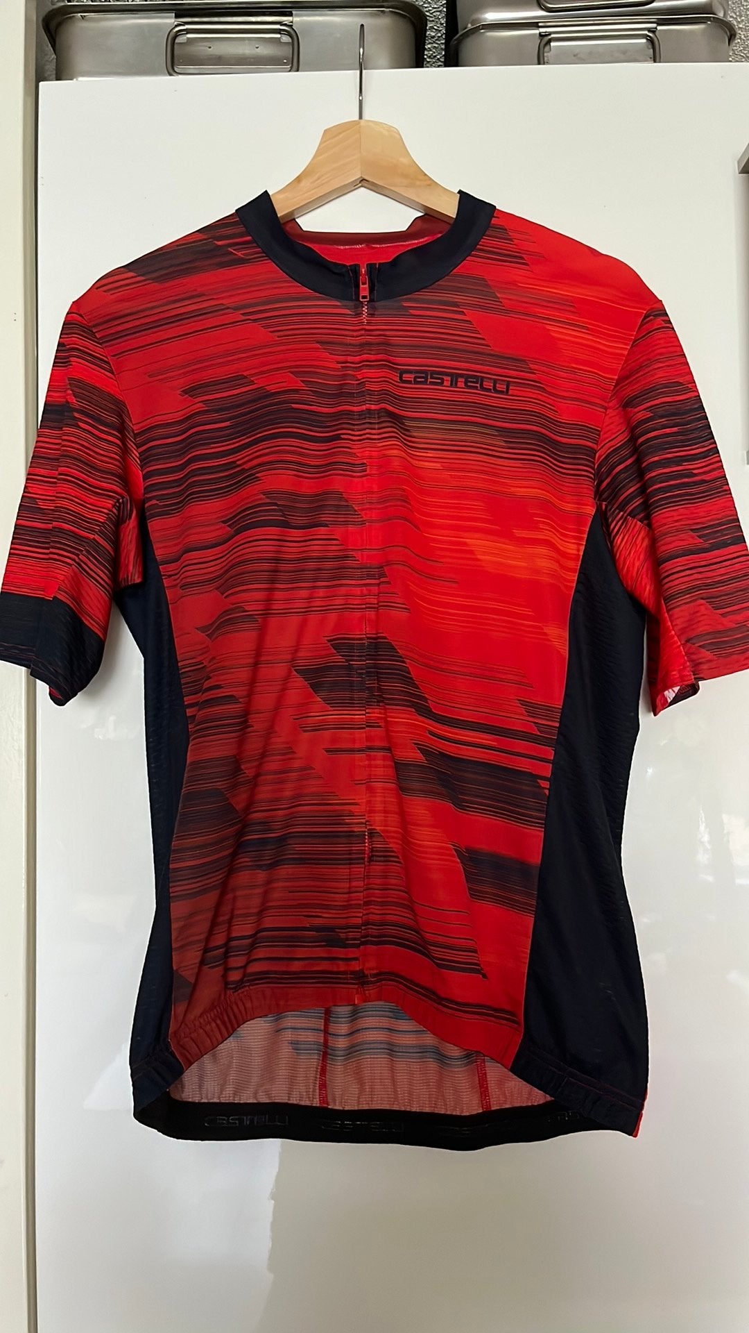 Castelli fietspak heren (+handschoenen en beenstukken), Ophalen, Zo goed als nieuw, XL, Heren