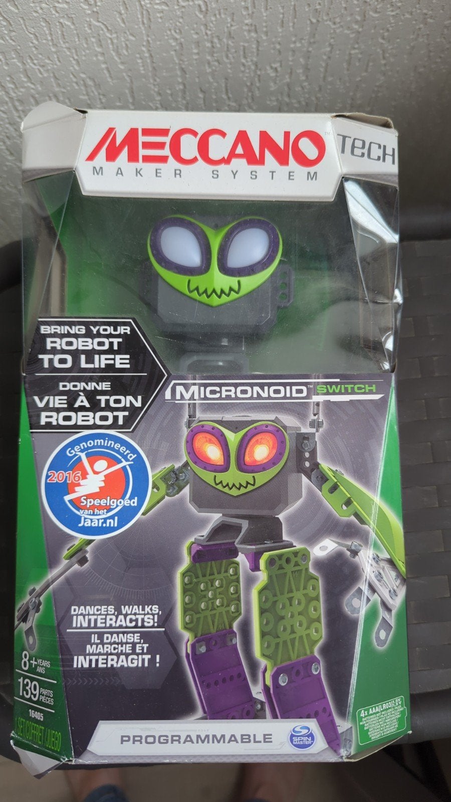Meccano Tech Micronoid Switch programmeerbare robot, Ophalen of Verzenden, Zo goed als nieuw, Bouwen, Met licht