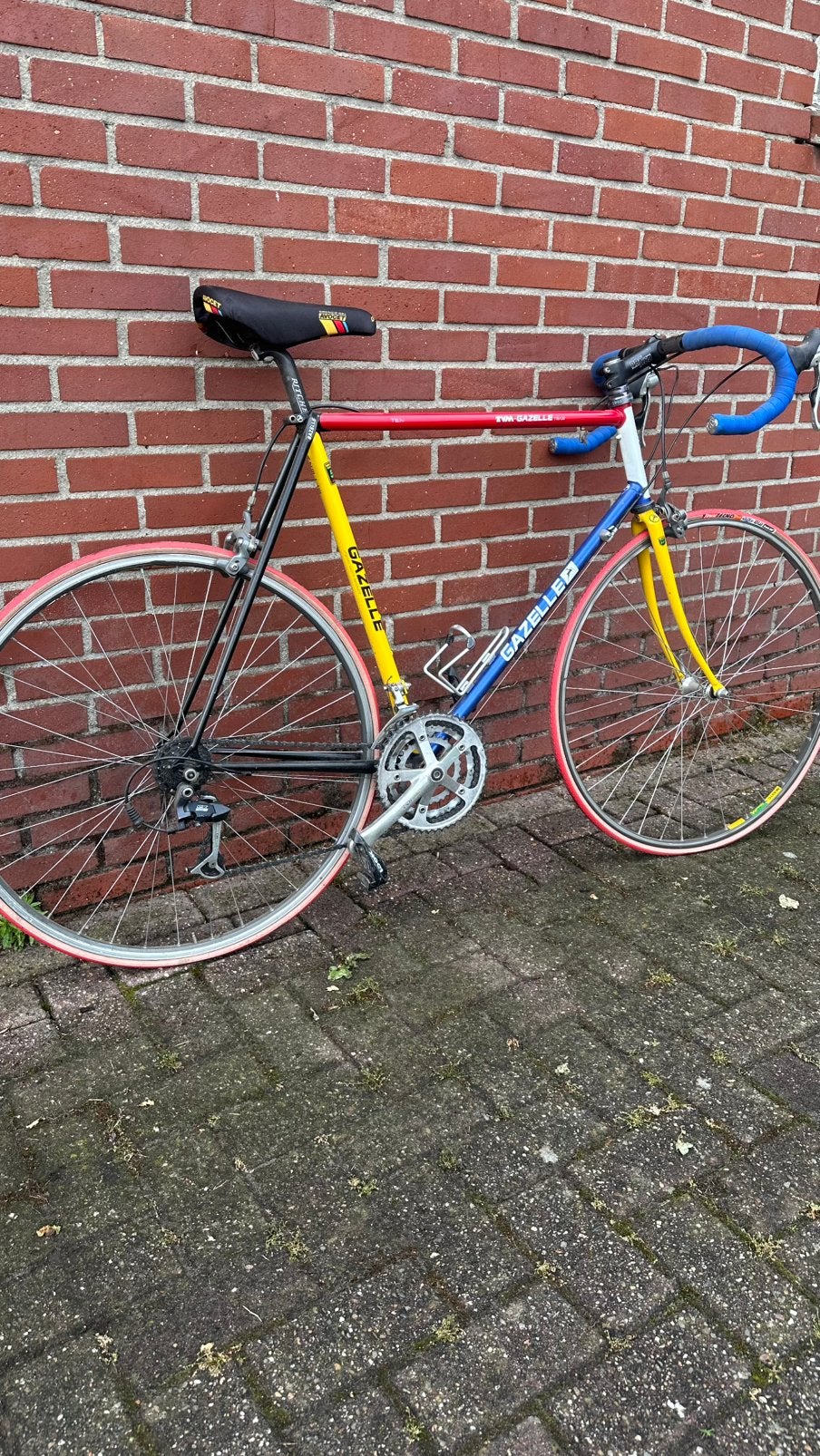 Gazelle TVM Team wedstrijd racefiets jaren negentig, Fietsen en Brommers, Ophalen, 28 inch, 57 tot 61 cm, Meer dan 20 versnellingen
