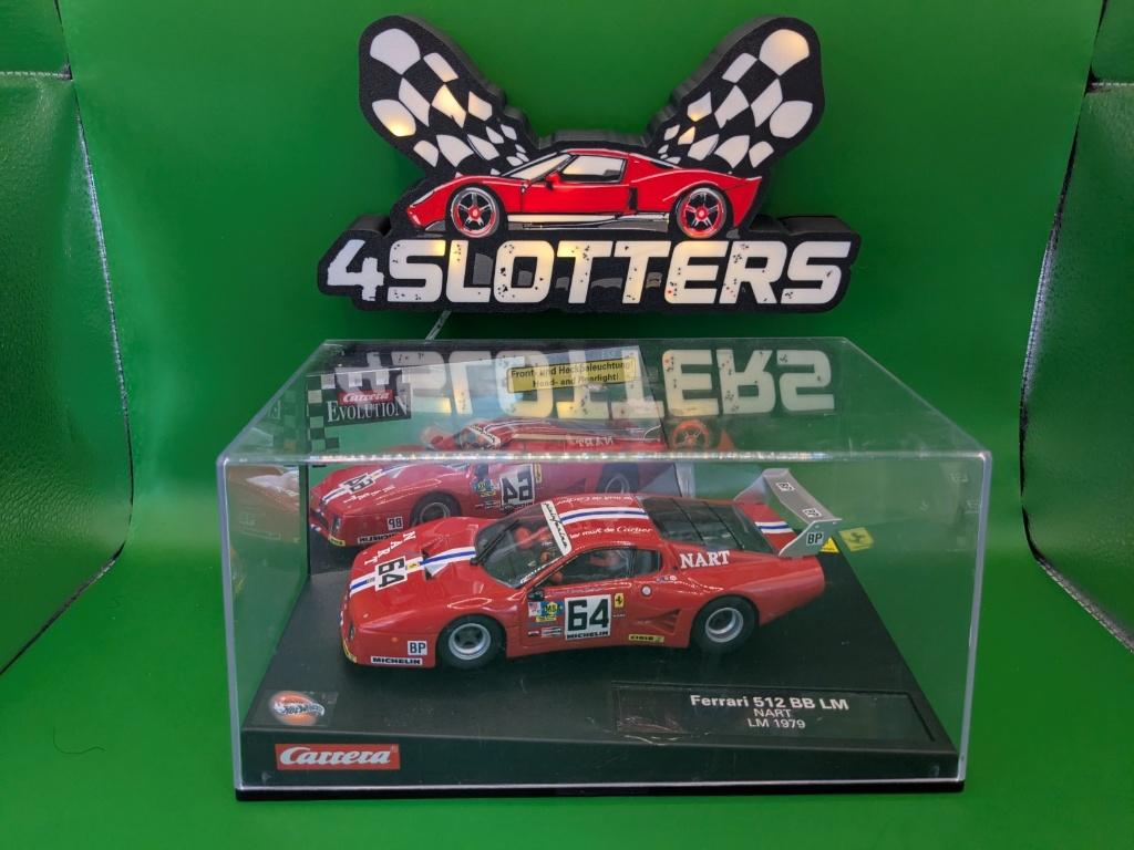 Carrera Evo Ferrari 512BB #64 NART Le Mans, Kinderen en Baby's, Speelgoed | Racebanen, Verzenden, Nieuw, Elektrisch, Carrera