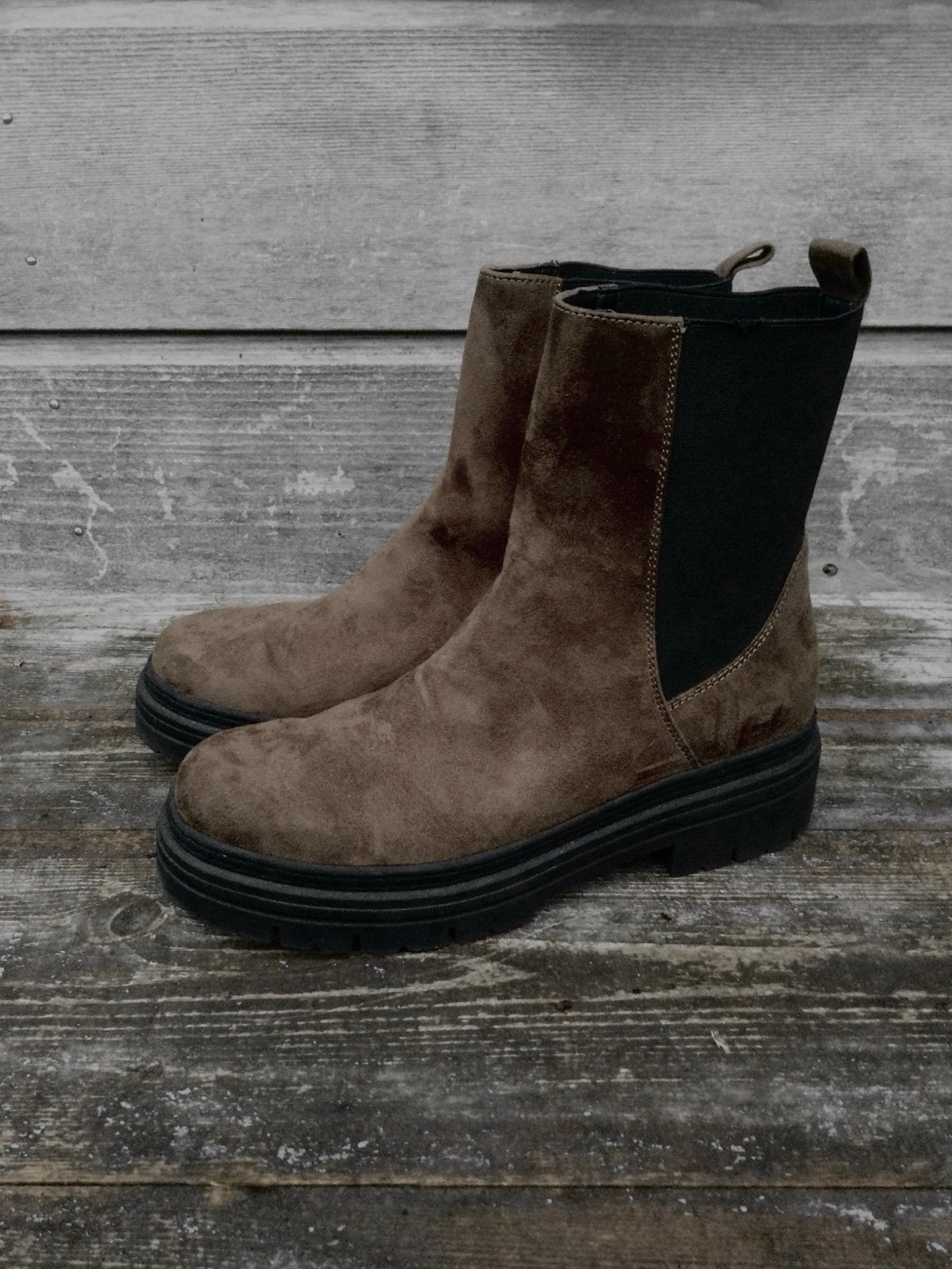 OXMOX enkellaarzen maat 39 zgan, Kleding | Dames, Schoenen, Ophalen of Verzenden, Zo goed als nieuw, Bruin, Lage of Enkellaarzen