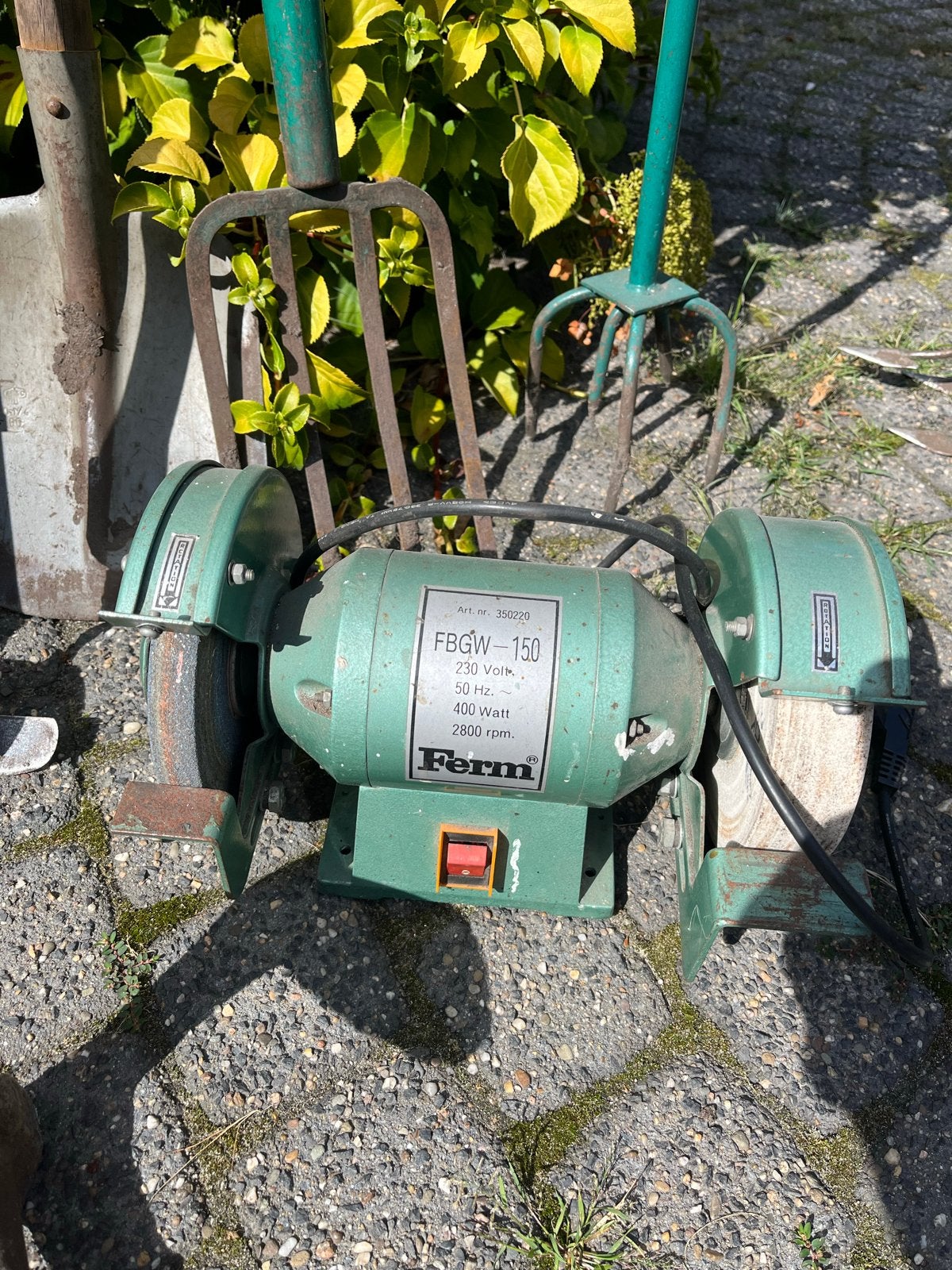 Ferm FBGW-150 Slijpmachine - 400 Watt, Ophalen, Gebruikt