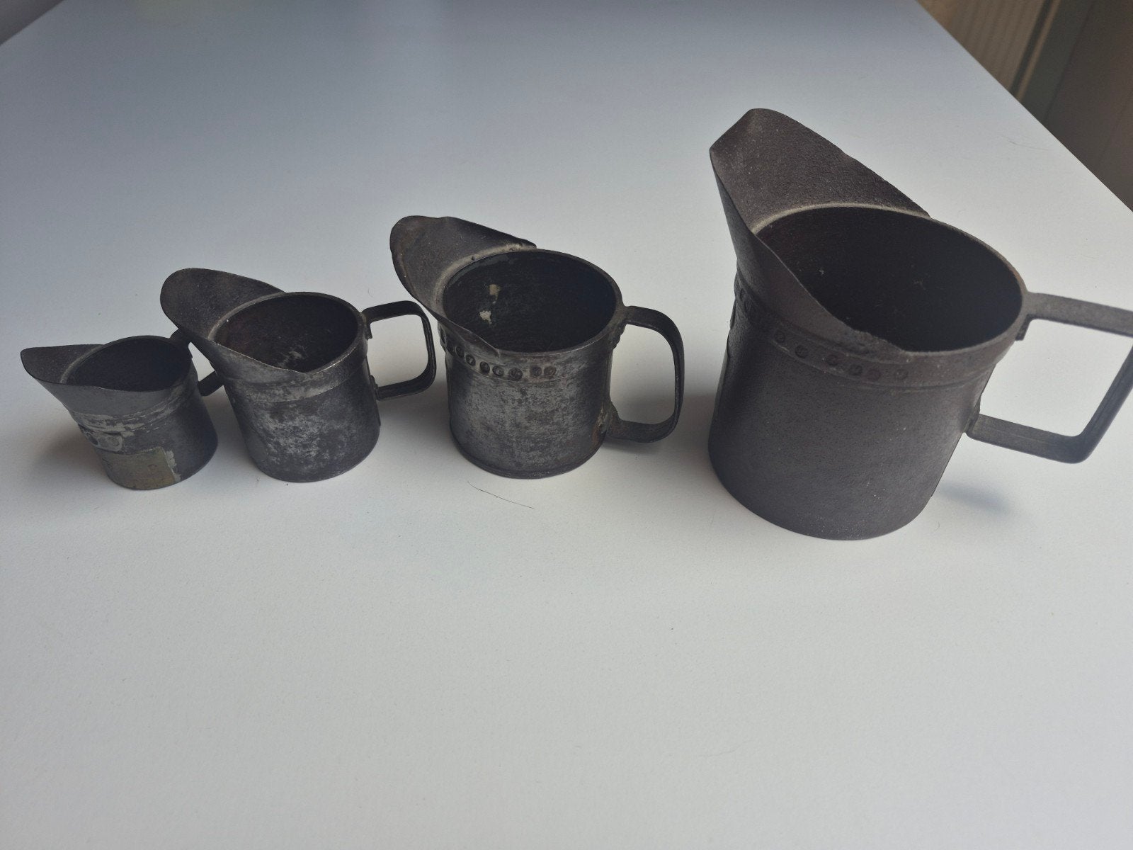 Antieke maatbekers., Ophalen of Verzenden