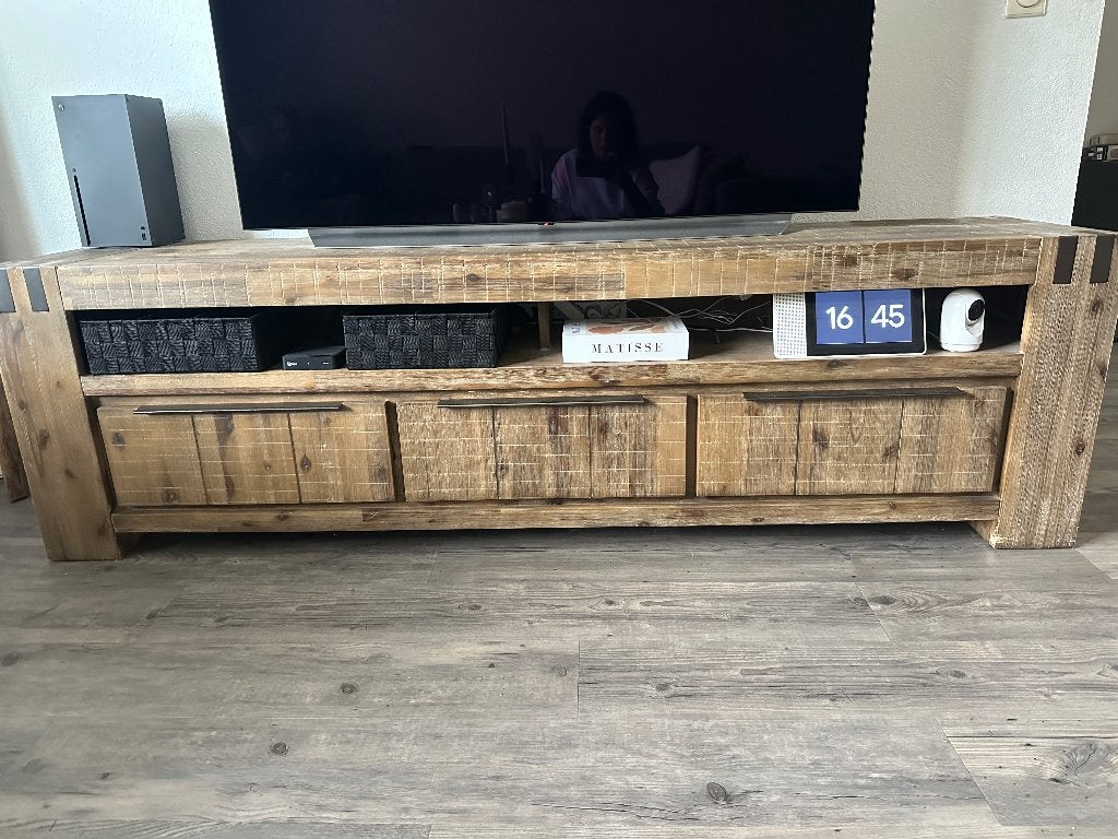 Tv kast Bassano pronto meubel, Ophalen, Gebruikt, 150 tot 200 cm, Minder dan 100 cm