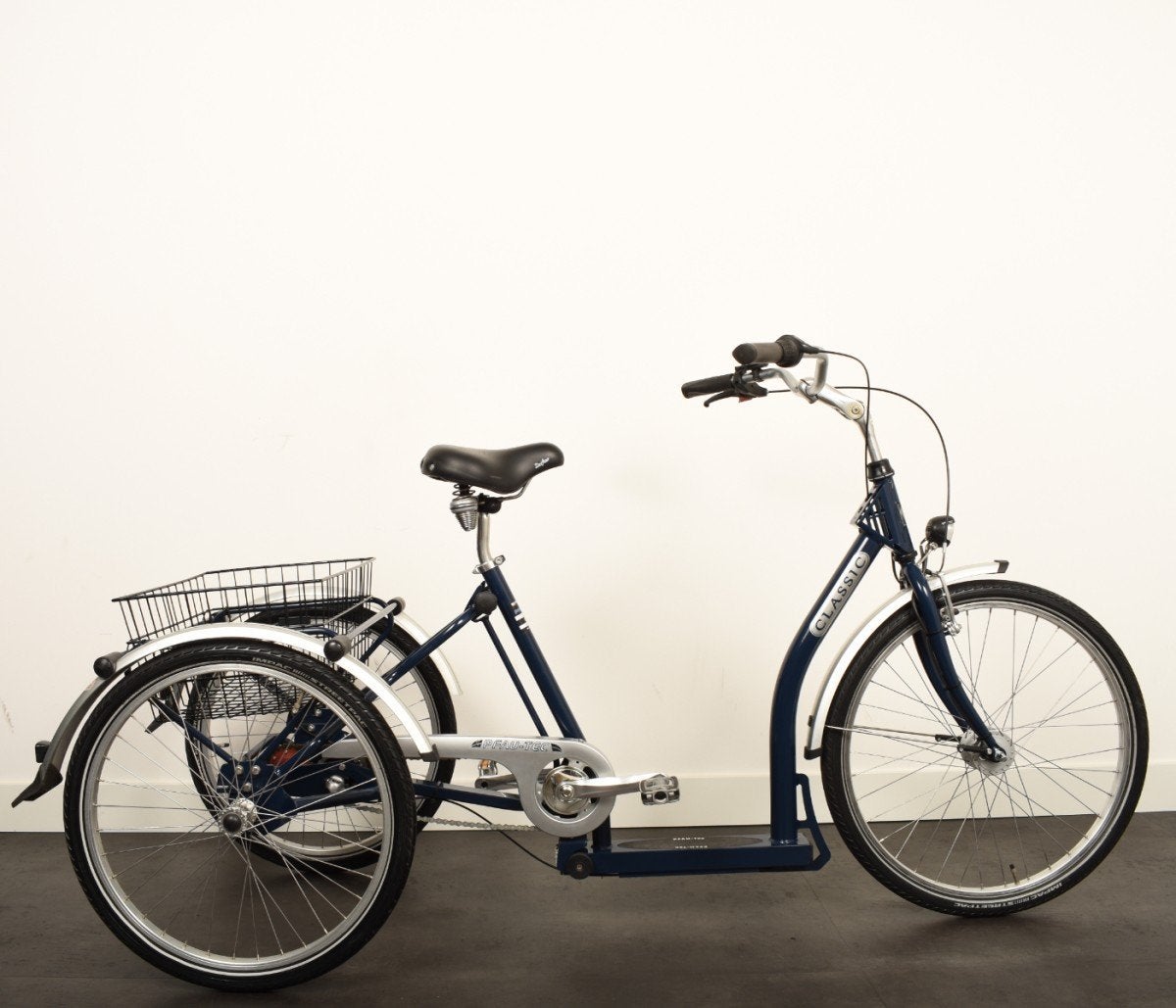 PFAU-Tec Classic driewieler 3 versn. Blauw, Ophalen, Gebruikt, -, PFAU-Tec