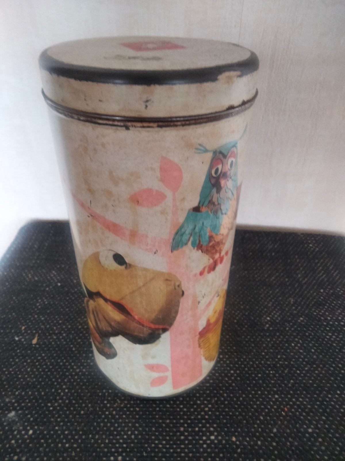 Vintage Bolletje beschuitbus fabeltjeskrant, Verzamelen, Ophalen of Verzenden