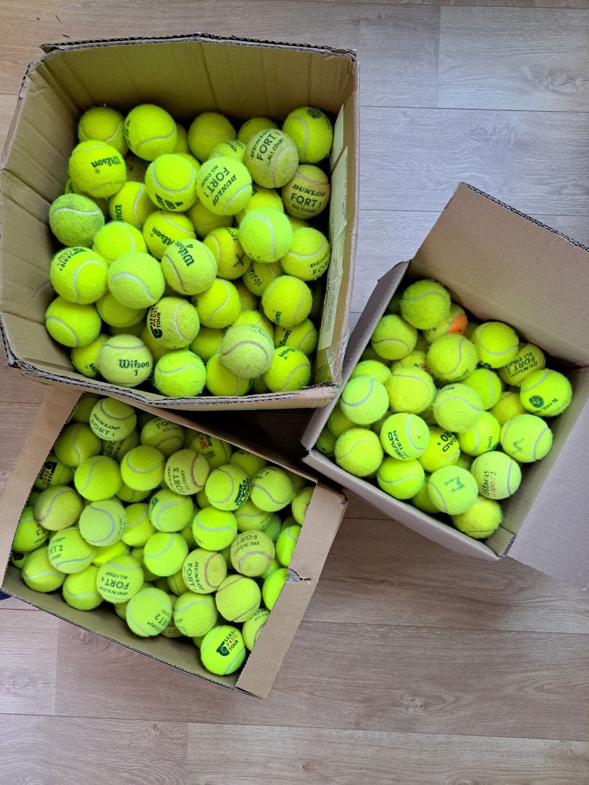 Tennisballen (gebruikt) - aantal zelf te bepalen, Dieren en Toebehoren, Ophalen, Gebruikt, Apporteerspeelgoed