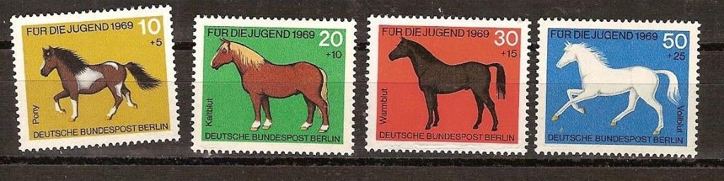 Berlin 326-329 postfris, Ophalen of Verzenden, BRD, Postfris