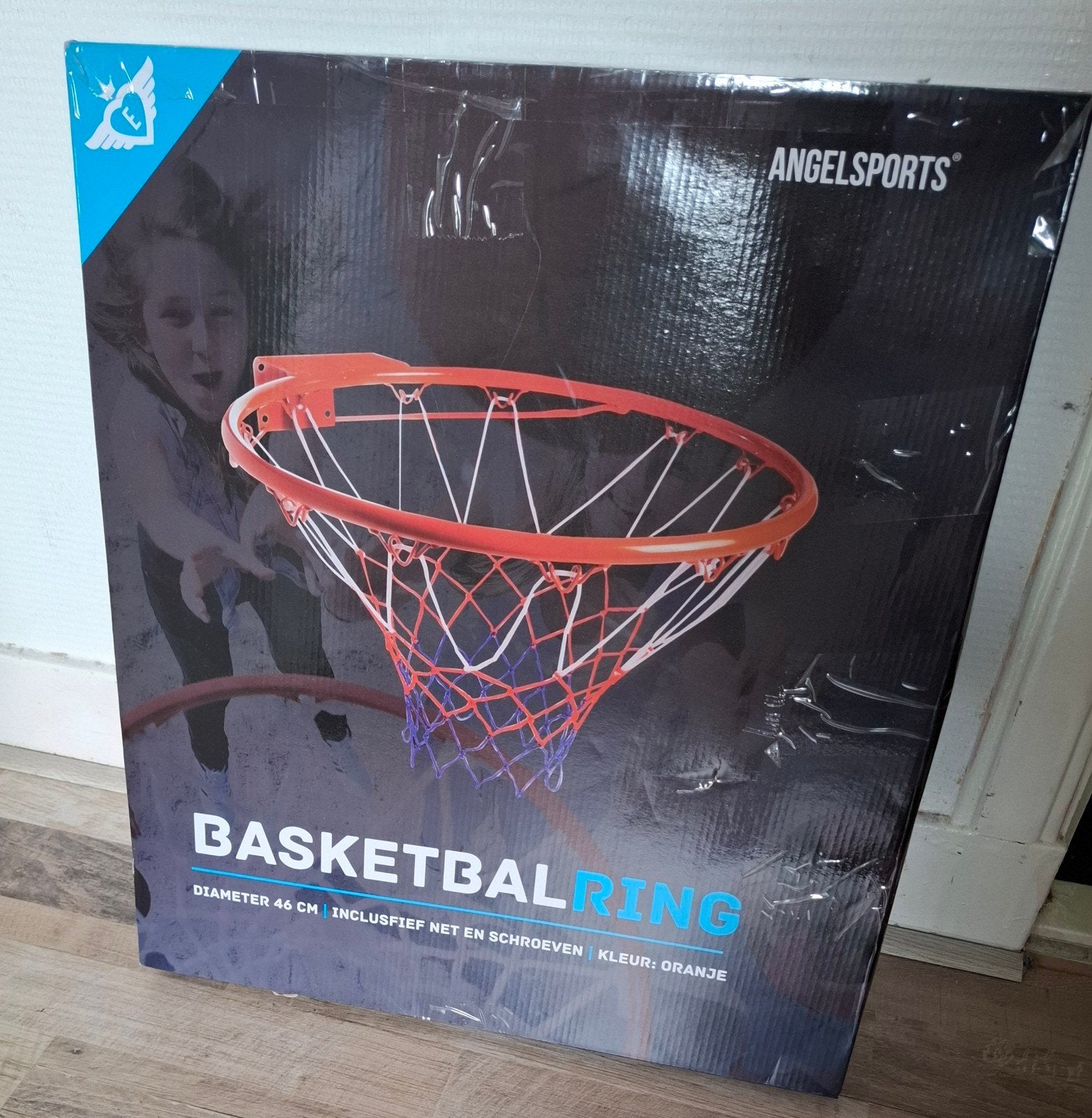 Basketbal ring (nieuw in doos), Sport en Fitness, Basketbal, Ophalen, Nieuw, Ring, Bord of Paal