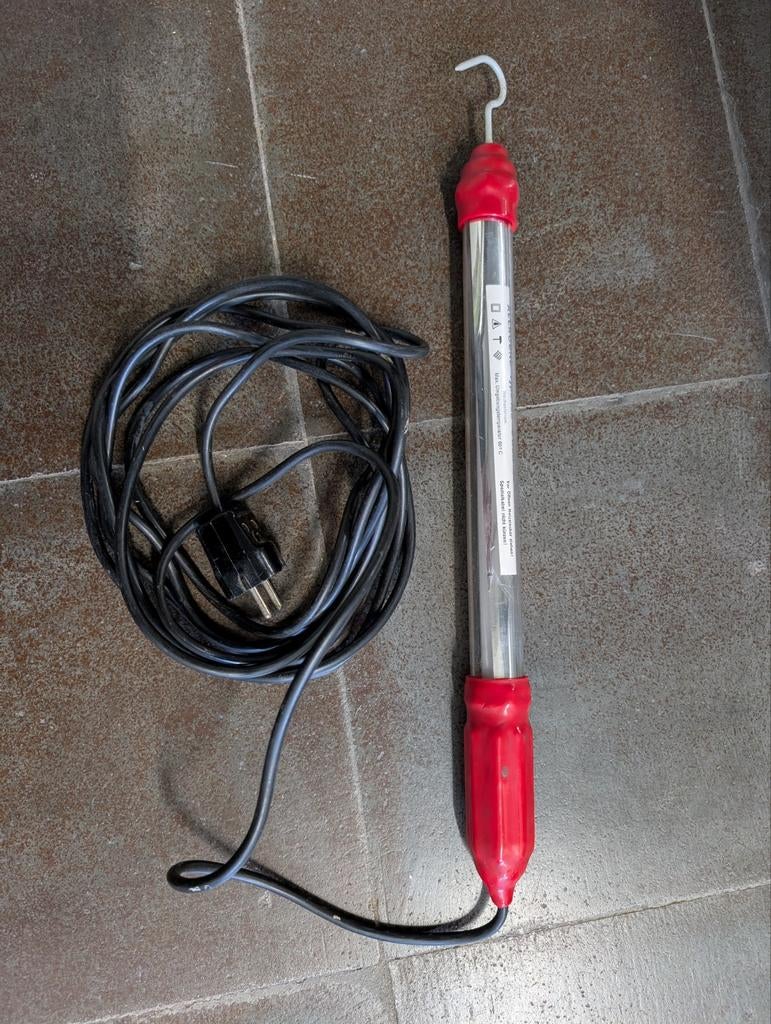 TL Looplamp 8 Watt - 220 Volt met 4,8 meter snoer, Ophalen of Verzenden, Gebruikt