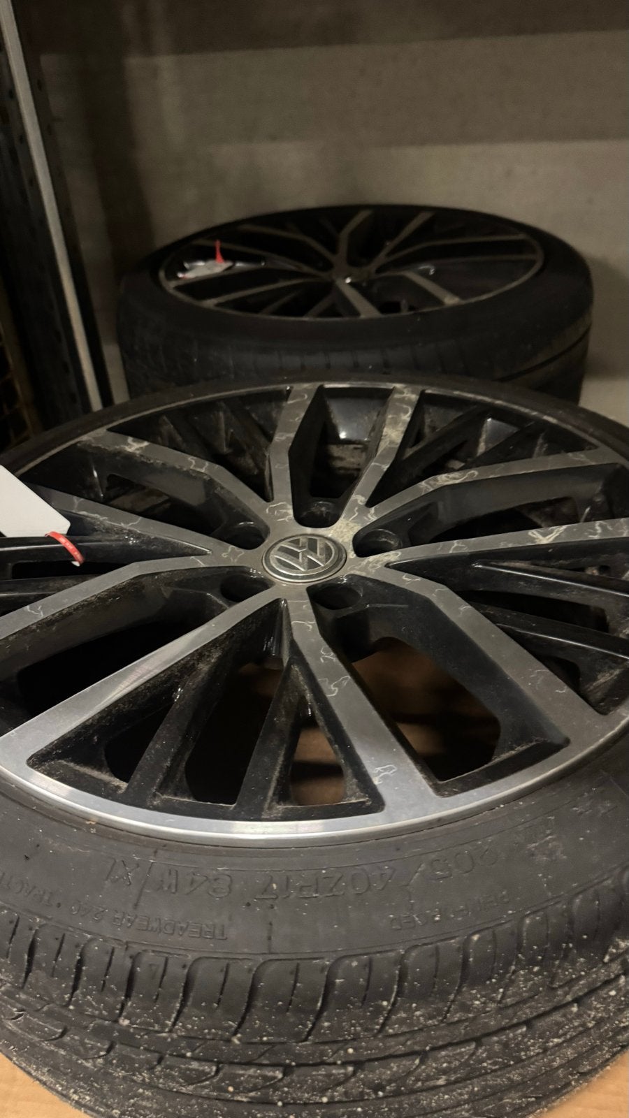Parabolica velgen 5x100 voor Volkswagen Polo met beschadigin, Ophalen, Gebruikt