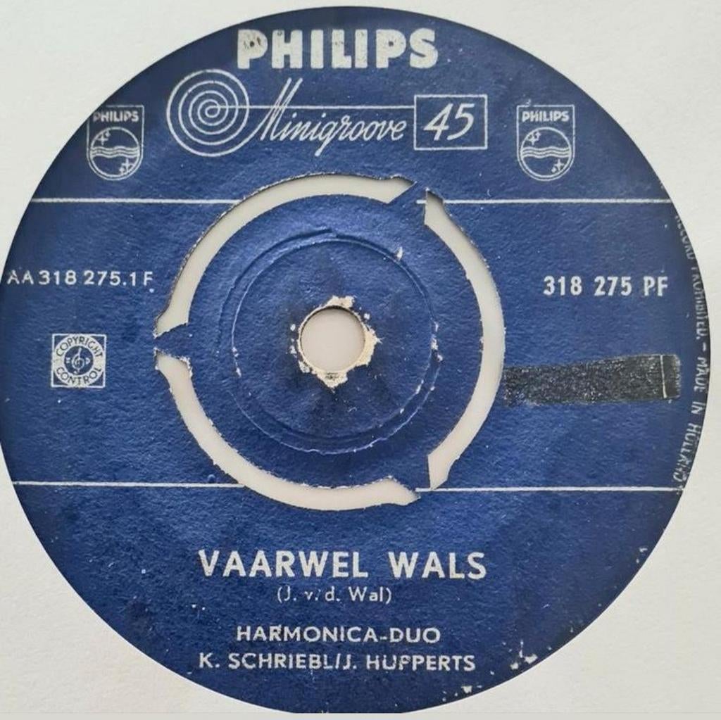 HARMONICA DUO K.SCHRIEBL/J.HUPPERTS  - VAARWEL WALS, Ophalen of Verzenden, Gebruikt