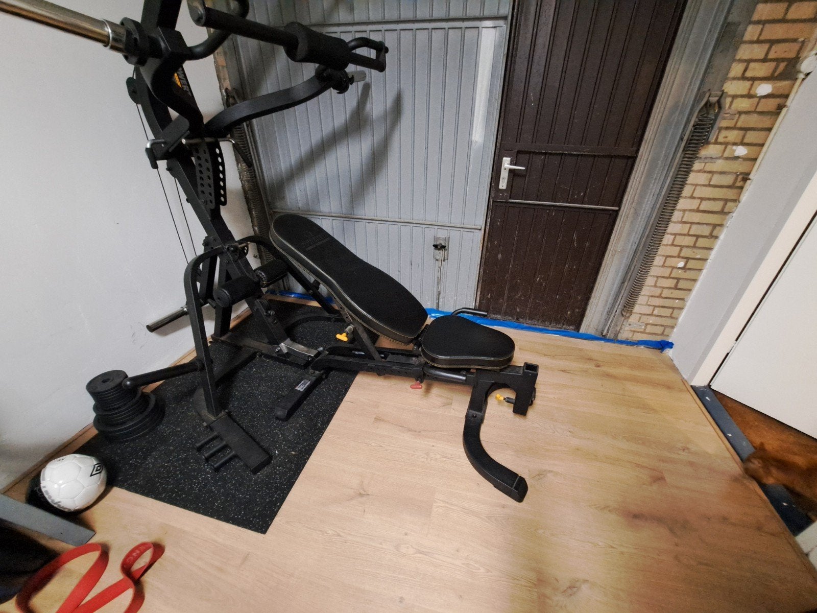 Powertec levergym Krachtstation - Complete Home Gym, Ophalen, Benen, Gebruikt, Krachtstation