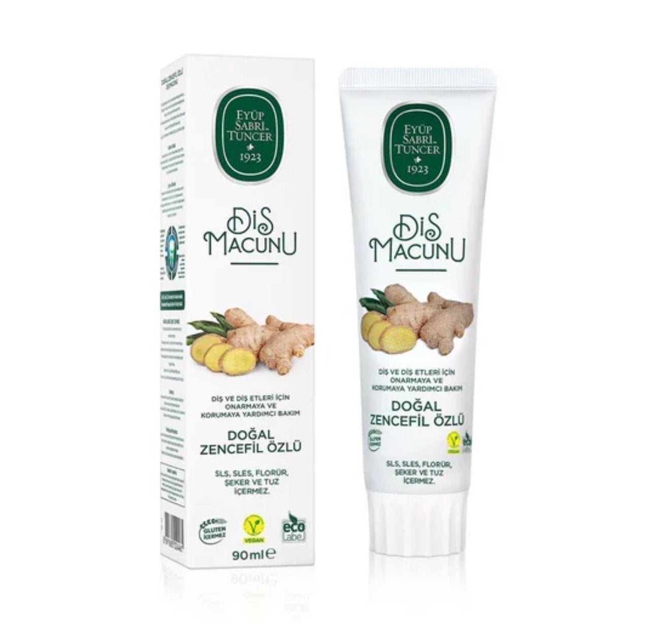 Eyüp Sabri Tuncer 100% Plantaardige Tandpasta Gember 90ml, Ophalen of Verzenden, Nieuw, Tandpasta