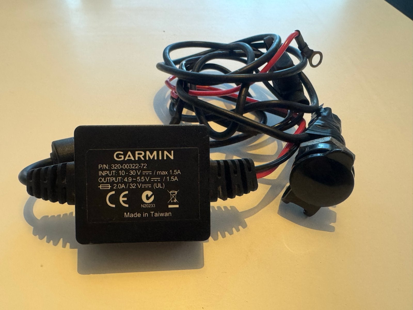 Garmin Voedingsadapter/Oplader P/N: 320-00322-72, Ophalen of Verzenden, Gebruikt