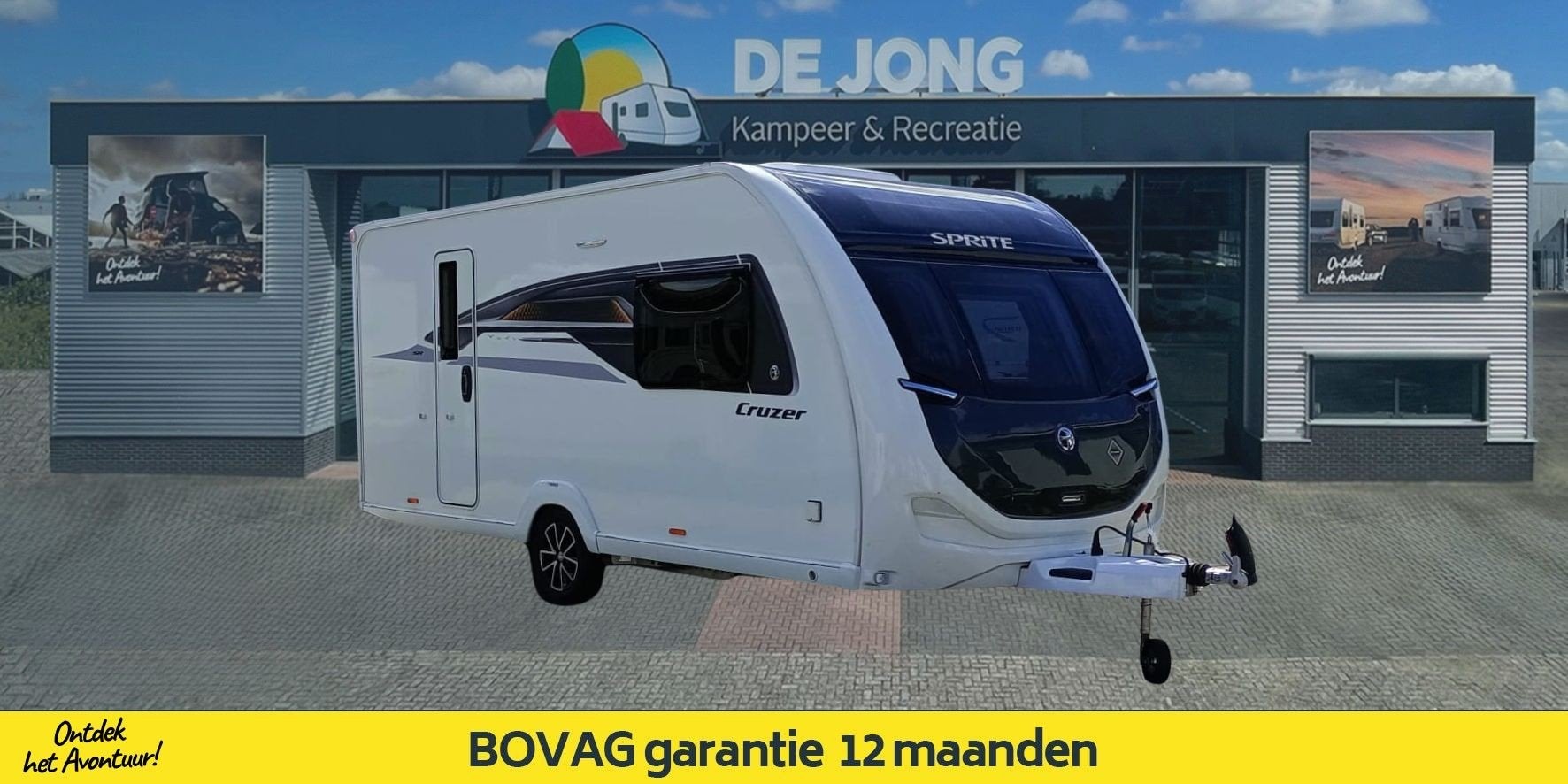 Sprite Cruzer 475 SR (bj 2024), Bedrijf, 4 tot 5 meter, Ringverwarming, Verkoop@dejongrecreatie.nl