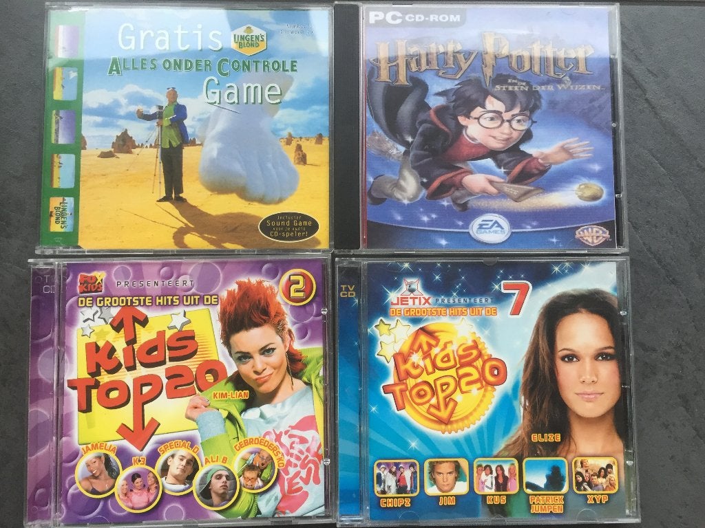 Kindercd's, computerspelletjes en hit cd's € 1 p. st., Ophalen of Verzenden, Zo goed als nieuw, Overige typen, 6 tot 9 jaar