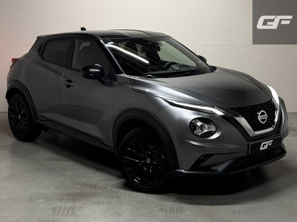 Nissan Juke 1.0 DIG-T Enigma Carplay Camera Stoelv. Trekh., Auto's, Nissan, Stof, Met garantie (alle), Bedrijf, 3 cilinders