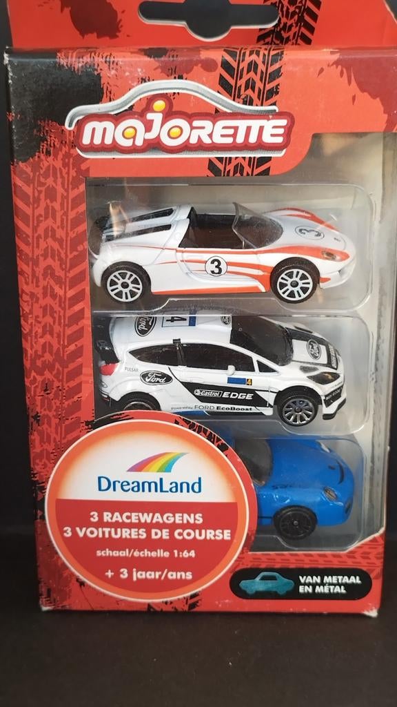Porsche 911 GT3 918 Ford Fiesta Majorette Dreamland Pol, Majorette sas, Auto, Verzenden, 555 rue de la Craz Dagneux France