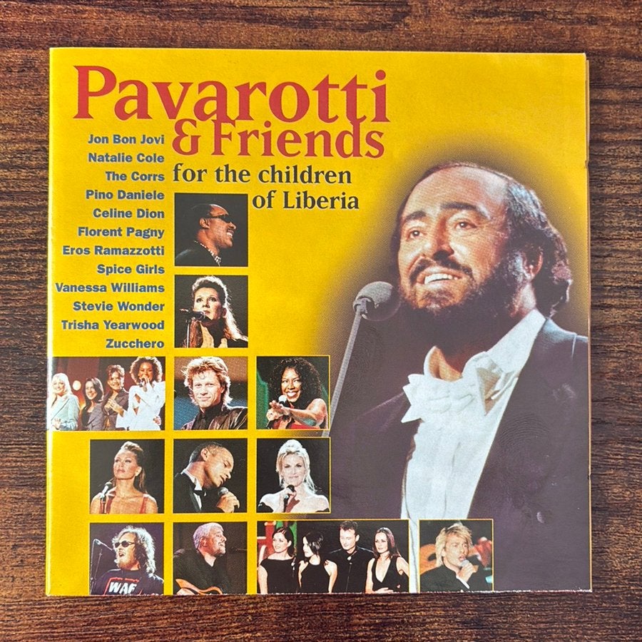 2CD Pavarotti & Friends - For The Children Of Liberia, Cd's en Dvd's, Gebruikt, Overige typen, Ophalen of Verzenden, Inclusief doosje
