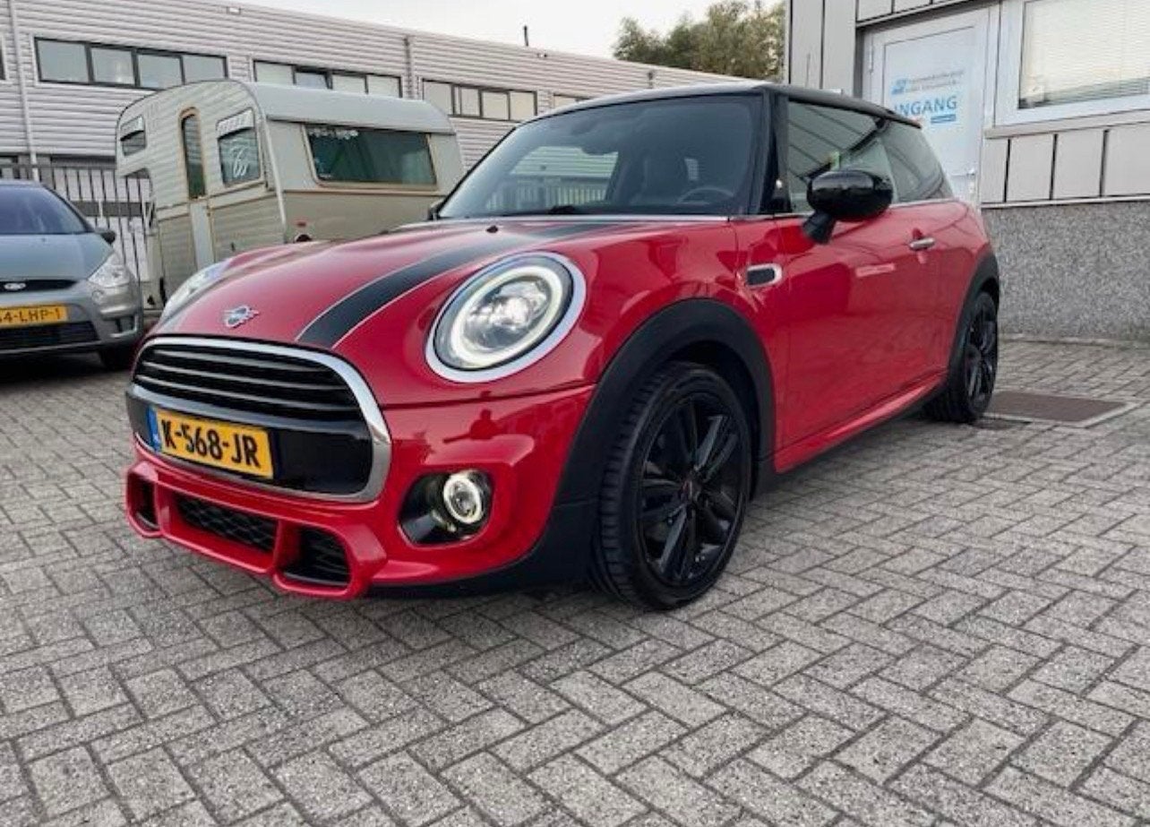 MINI Cooper 1.5 chili Red JCW 2021, Auto's, Mini, Bedrijf, Benzine, B, Hatchback, Automaat, Origineel Nederlands, Rood, Voorwielaandrijving