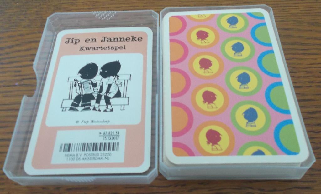 Jip en Janneke kwartetspel, Hobby en Vrije tijd, Ophalen of Verzenden, Zo goed als nieuw