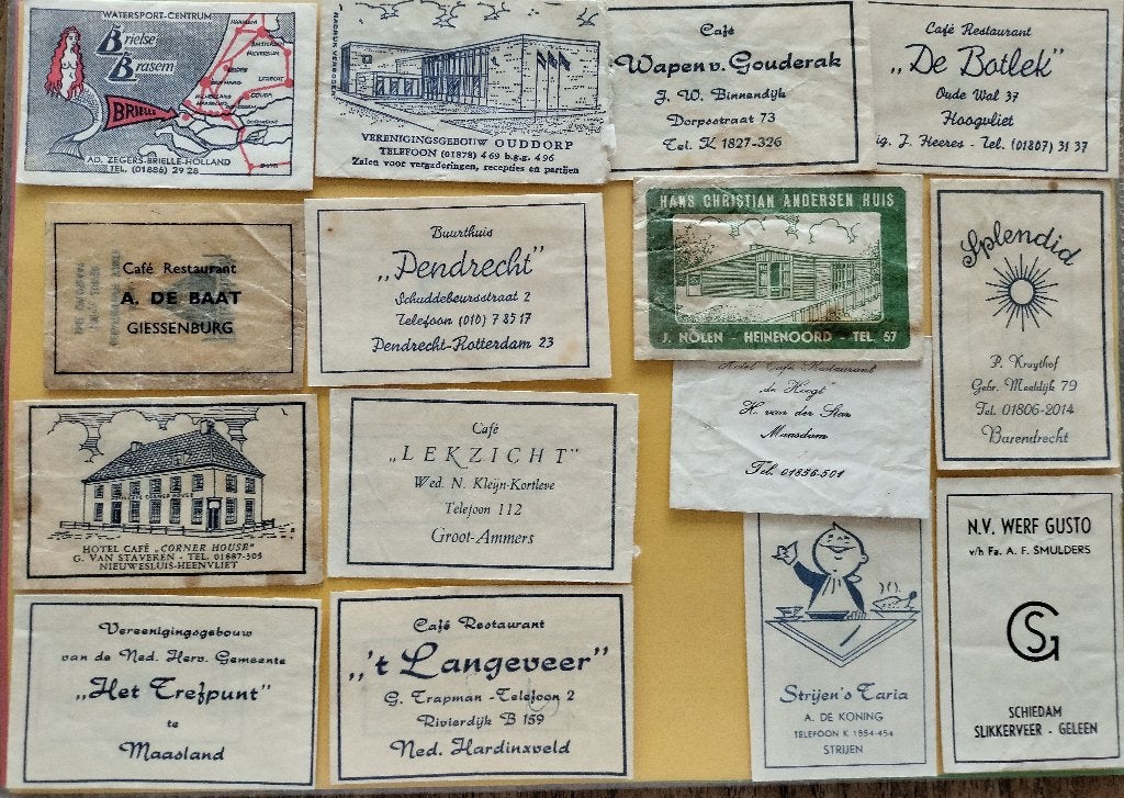 Zuid-Holland Zuid Holland diverse plaatsen 871, Verzenden