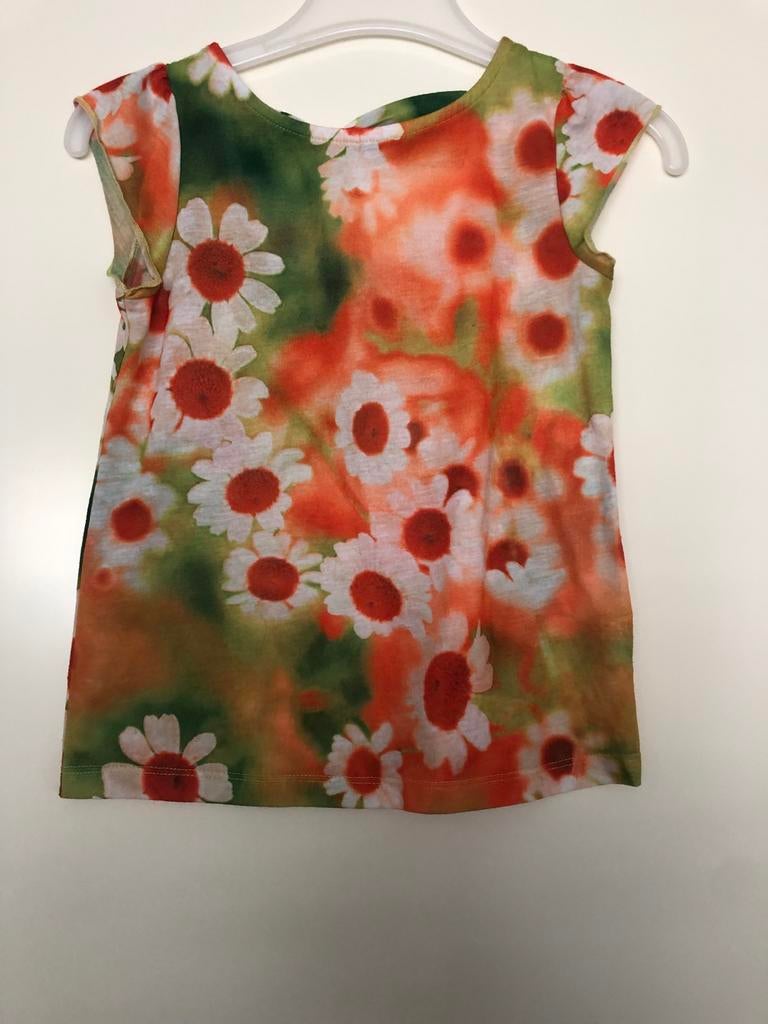 Zara bloemen shirt maat 116, Kinderen en Baby's, Kinderkleding | Maat 116, Ophalen of Verzenden, Zo goed als nieuw, Meisje, Shirt of Longsleeve