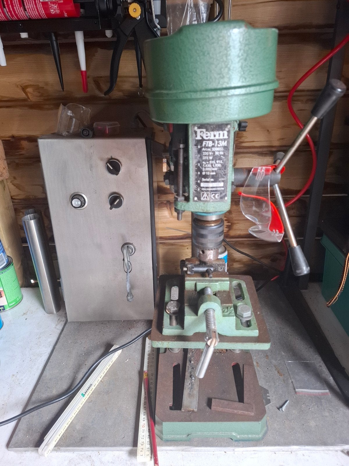 Geautomatiseerde Ferm kolomboormachine, Ophalen, Gebruikt, Variabele snelheid, Minder dan 400 watt