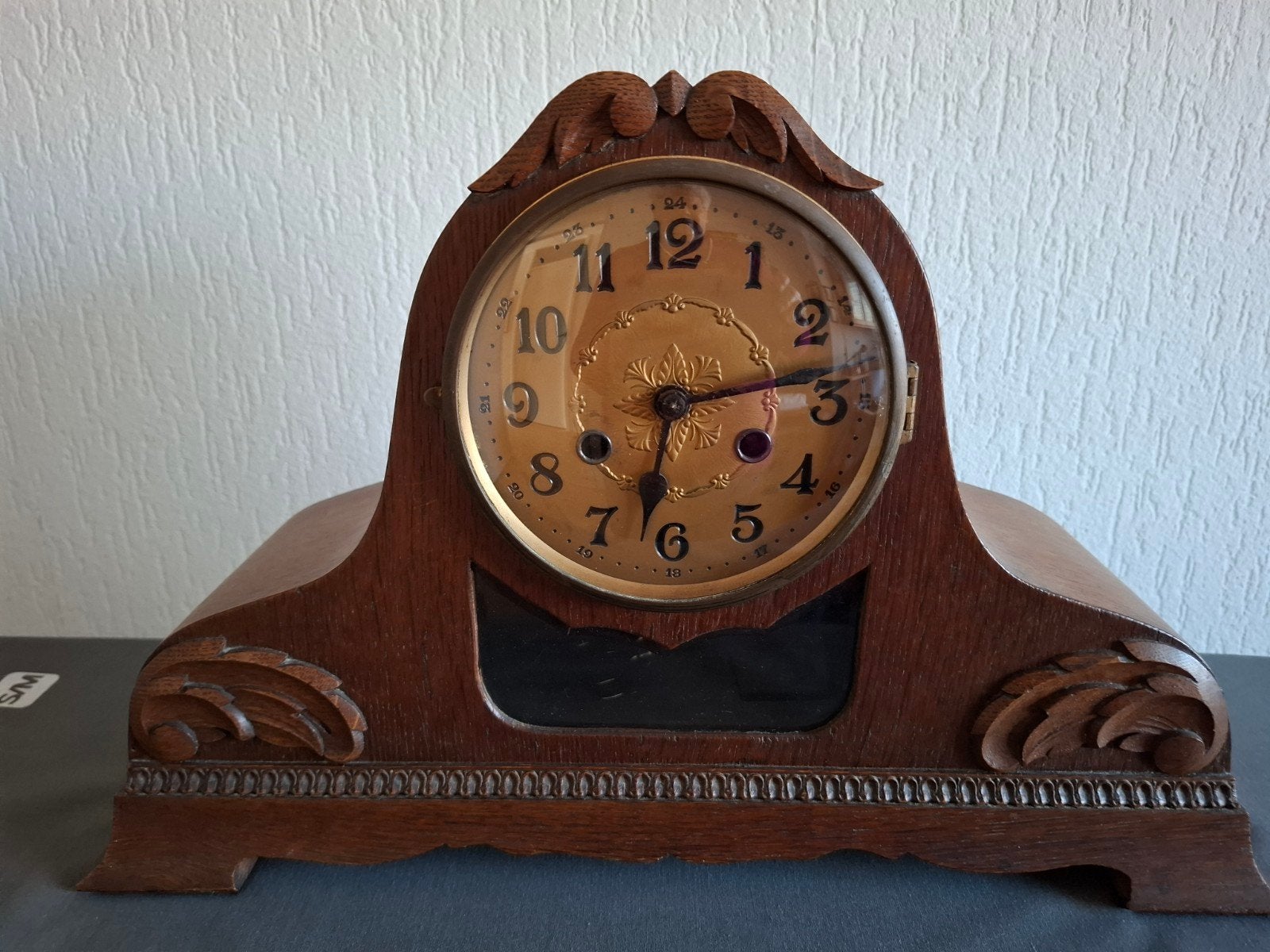 oude jaren 50/60 klok loopt nog prima., Antiek en Kunst, Antiek | Klokken, Ophalen