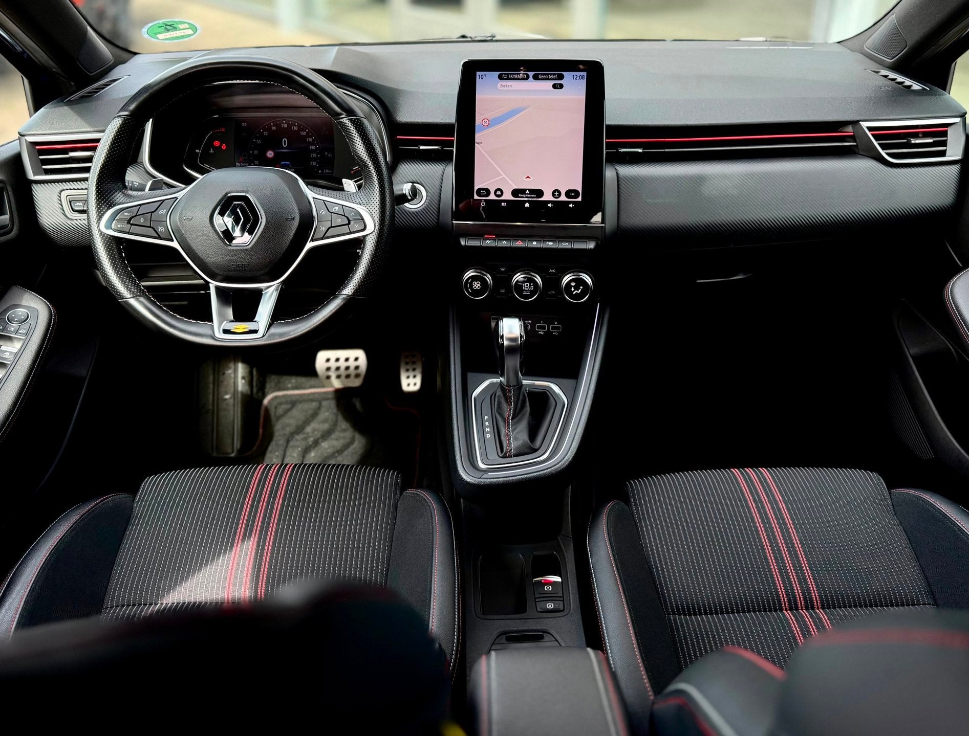 Renault Clio 1.3 TCe R.S. Line | Automaat | 360 camera | Ned, Auto's, Renault, Gebruikt, 4 cilinders, 1133 kg, Blauw