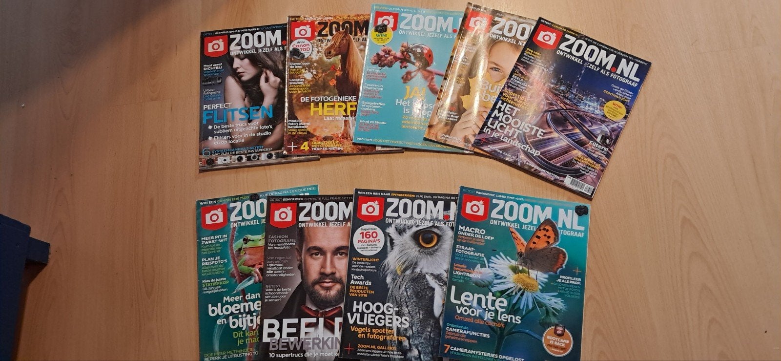 Zoom fotomagazine (9 stuks), Ophalen, Gelezen, Overige onderwerpen