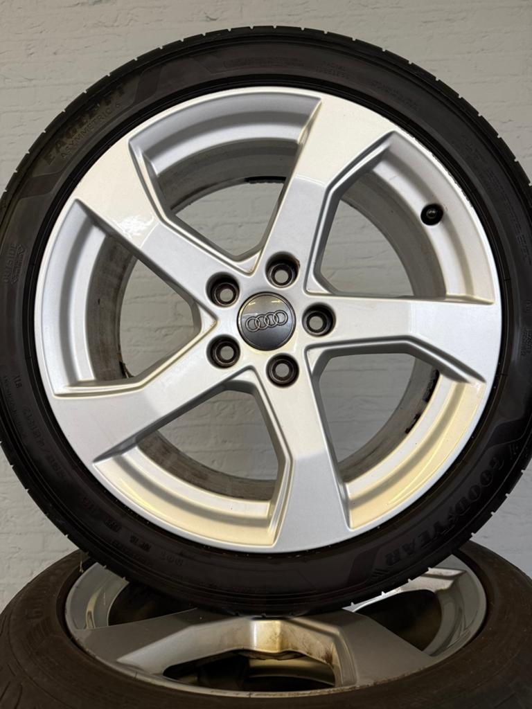 Audi 5 x 112 originele Audi 5 arm design velgen 17 Inch, Gebruikt, Banden en Velgen, 17 inch, Ophalen of Verzenden
