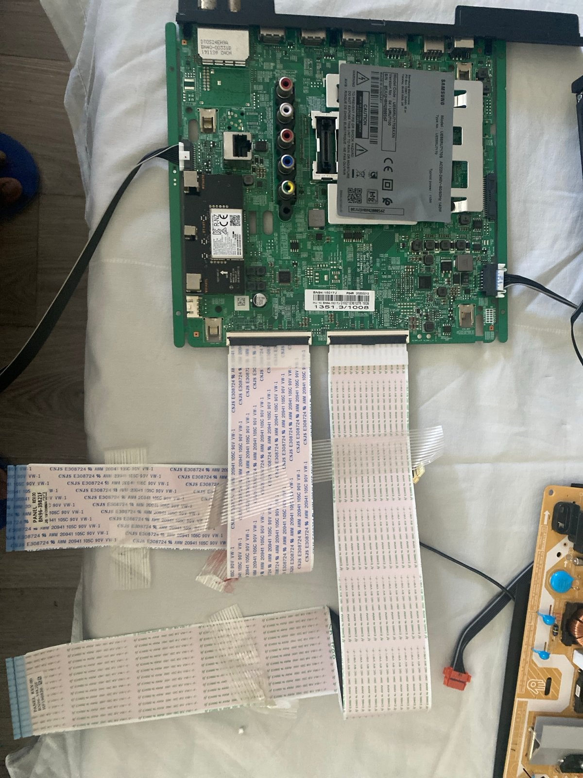 Onderdelen Samsung UE55RU7170S TV: Mainboard, Voeding, Speak, Ophalen of Verzenden, Zo goed als nieuw