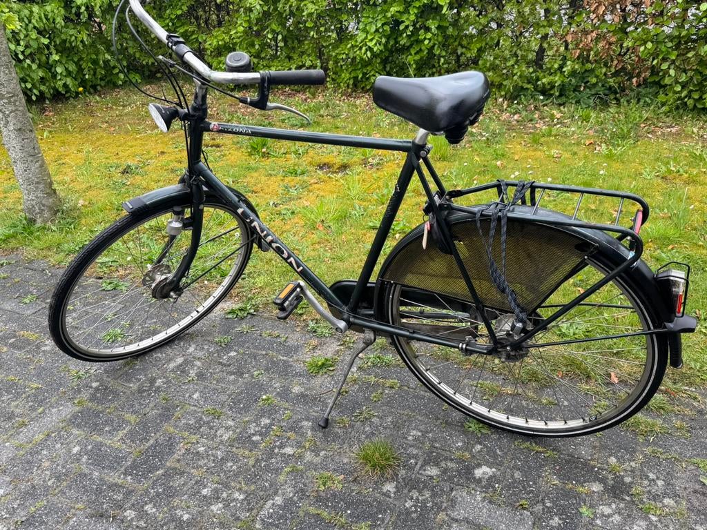 Heren fiets 28 inch, Gebruikt, Versnellingen, 57 tot 61 cm, Trommelrem