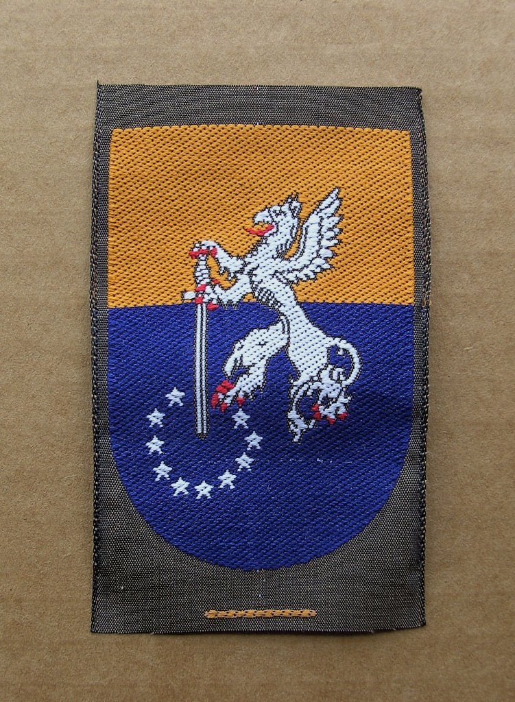 dt embleem  -  41e Lichte Brigade  ( foutieve aanmaak ), Verzamelen, Ophalen of Verzenden, Landmacht, Nederland, Embleem of Badge