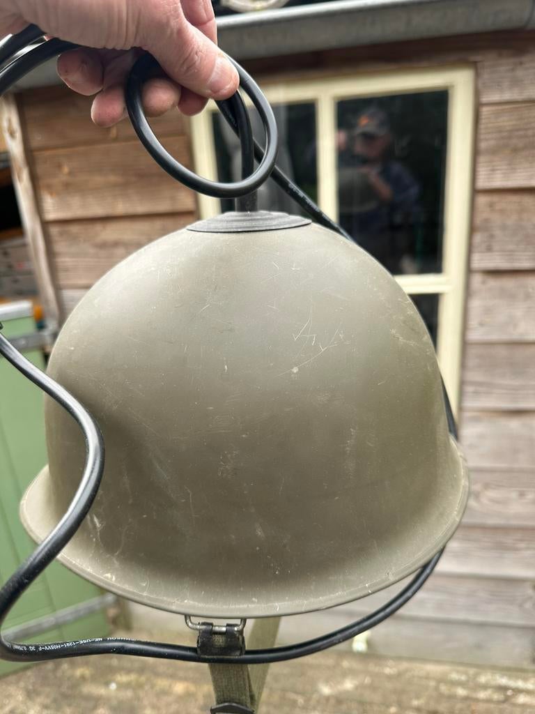 leger helm lamp, Ophalen of Verzenden, Zo goed als nieuw, Minder dan 50 cm