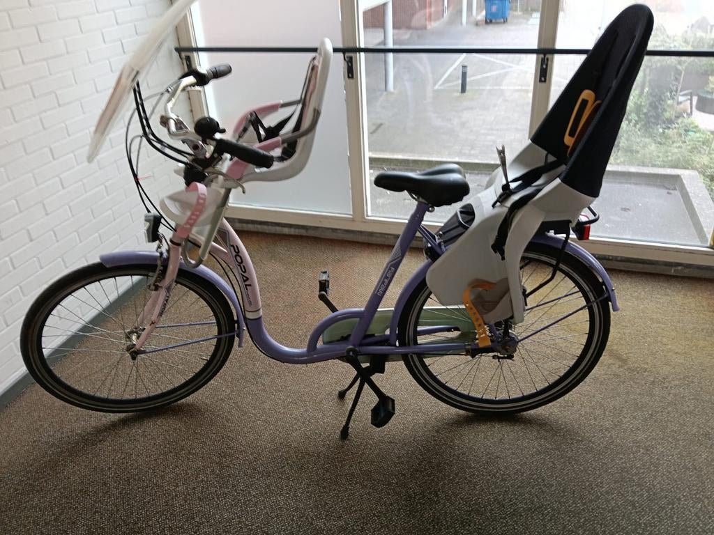Popal moederfiets, Fietsen en Brommers, Fietsen | Dames | Moederfietsen, Ophalen of Verzenden, 2 zitjes, Overige merken, Versnellingen