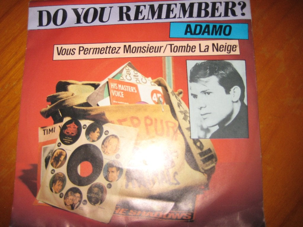 Adamo: Vous permettez, Monsieur, Cd's en Dvd's, Vinyl Singles, Ophalen of Verzenden, Zo goed als nieuw, Pop