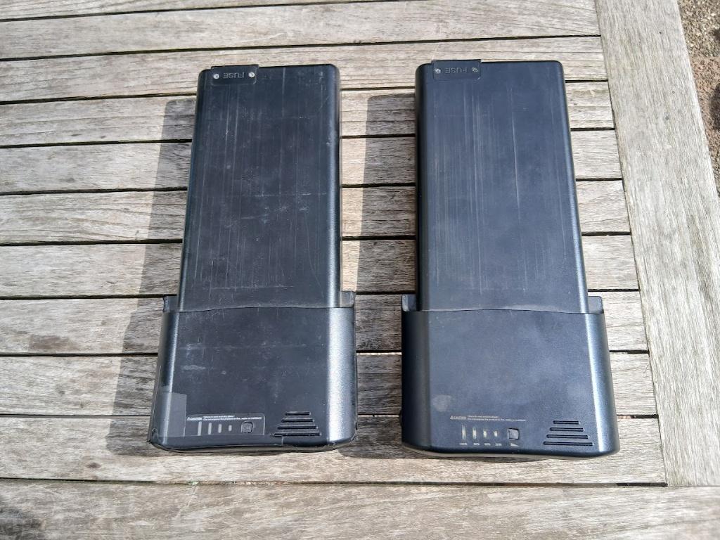 TE KOOP ANSMANN 2X DEFECTE FIETS ACCU IN CUIJK, Ophalen, Gebruikt, ANSMANN