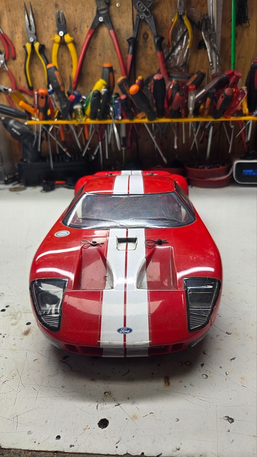 te koop leuke Tamiya, Gebruikt, Ophalen of Verzenden, Schaal 1:10, Auto onroad